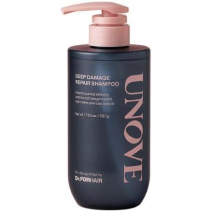 UNOVE Deep Damage Repair Shampoo 500g black