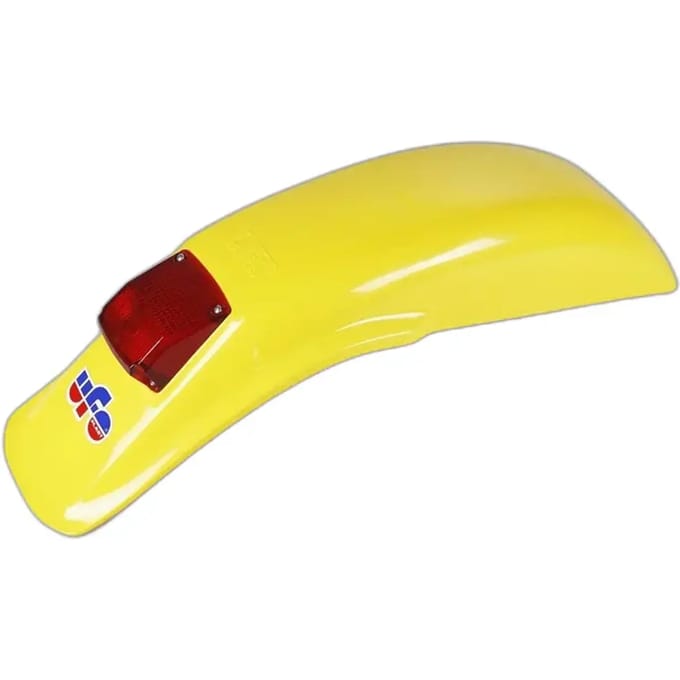 Achterspatbord motorfiets met licht UFO