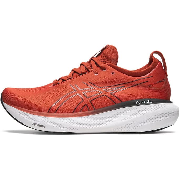 ASICS Gel-Nimbus 25 Spice Latte Zwart 45 red