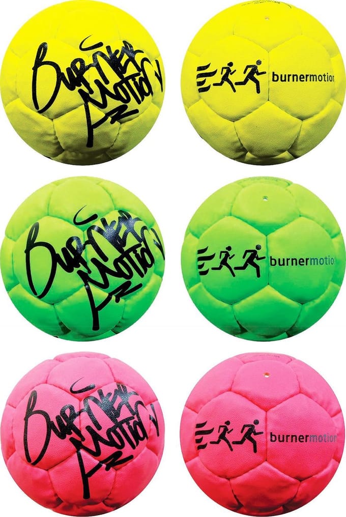 Burner Motion Gameball | Trefbal | Zachte bal set 3 stuks