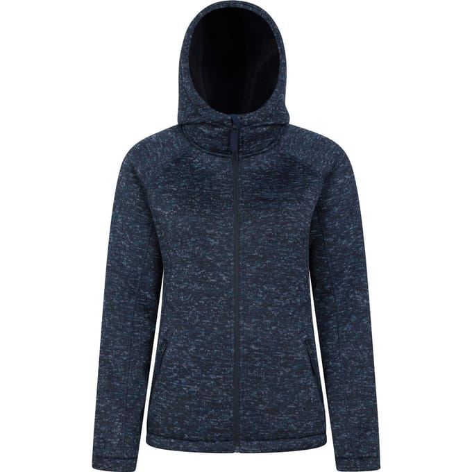 Mountain Warehouse Dames/Dames Nevis Bontgevoerde Full Zip Hoodie (Marine)