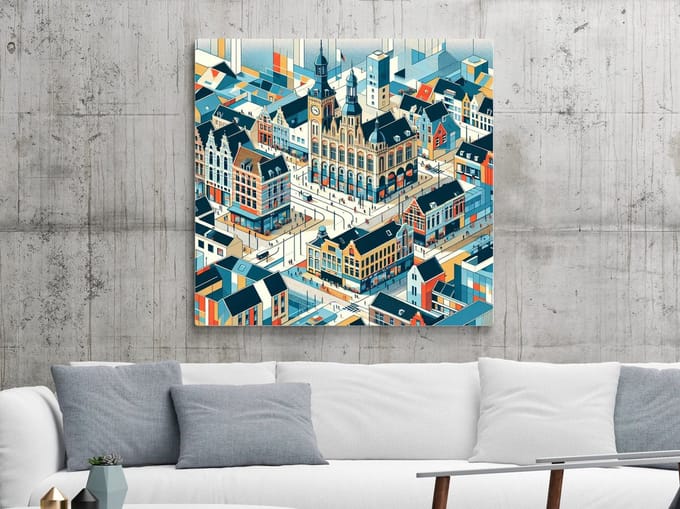 Kunstprint | Wanddecoratie | Forex | 60 × 60 cm