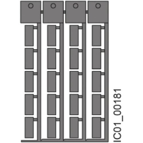 Siemens 3RT2900-1SB20 Markeerlabel 340 stuk(s) (b x h) 20 mm x 7 mm