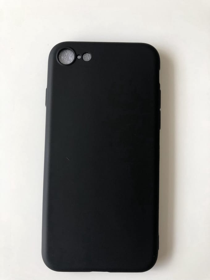 TPU Back Cover Geschikt voor iPhone 7/8 Plus - Zwart
