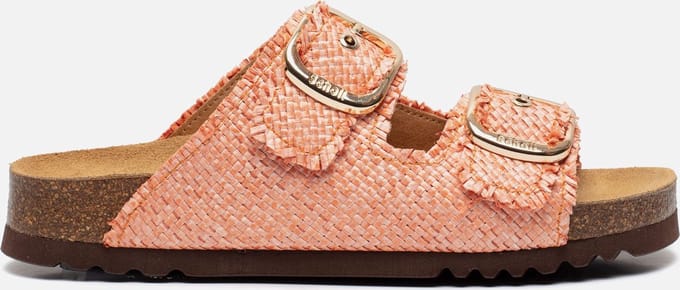 Scholl Noelle Sandalen oranje Textiel - Dames - Maat 37