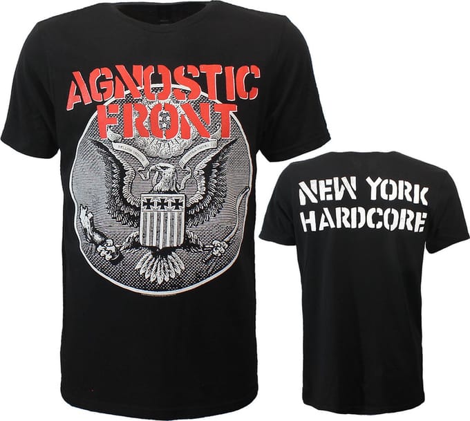 Agnostic Front Against All Eagle T-Shirt - Officiële Merchandise - M