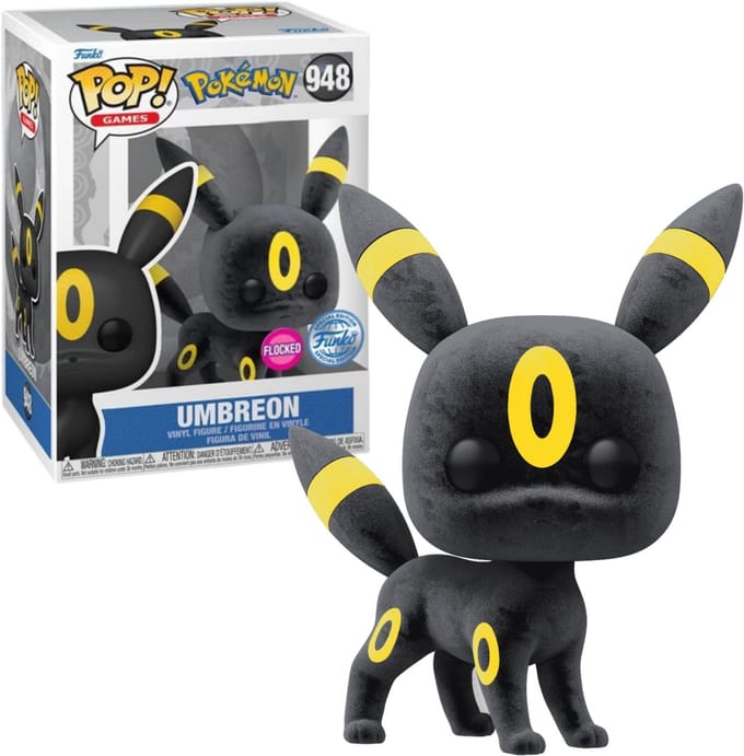 Funko Pop Umbreon - Flocked Special Edition Pokémon figuur