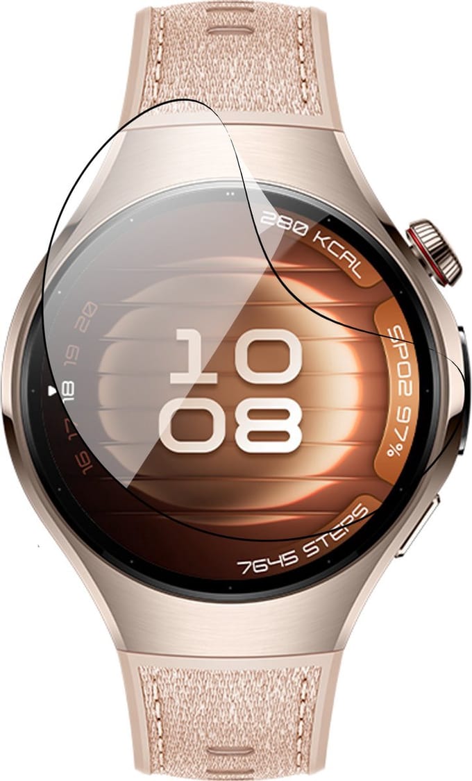 Screenprotector geschikt voor Huawei Watch 5 42mm - 1x FlexGuard Screen Protector