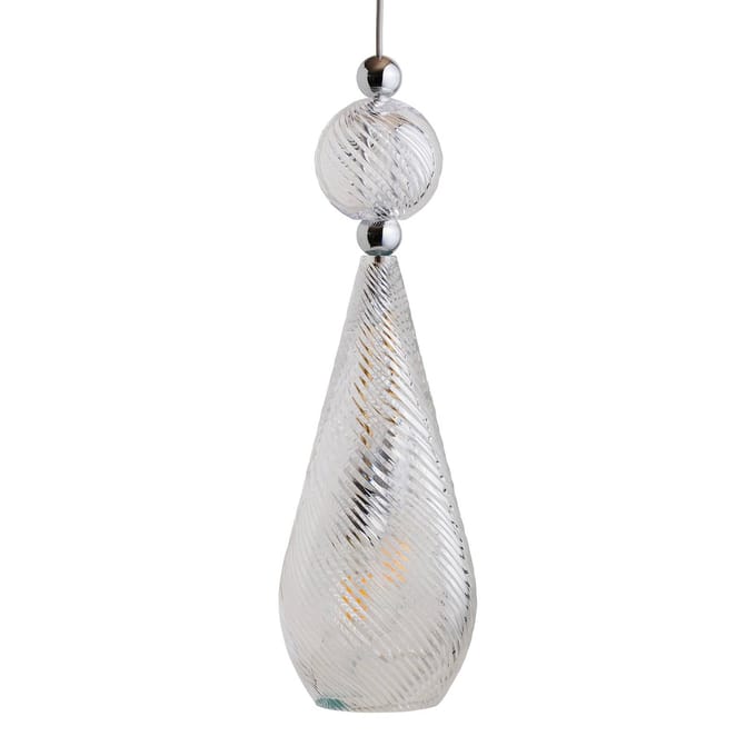 EBB & FLOW Smykke L zilver crystal swirl