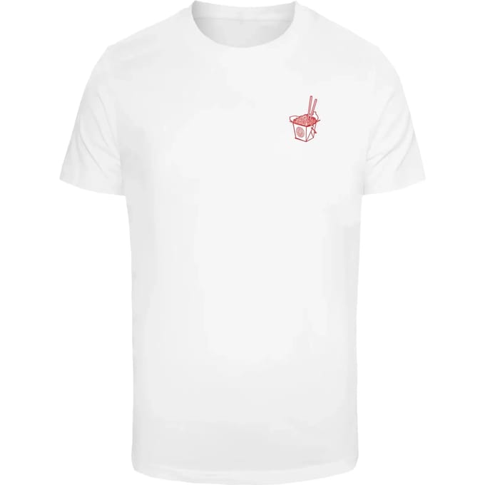 Mister Tee - Best Noodles Heren Tshirt - 3XL - Wit