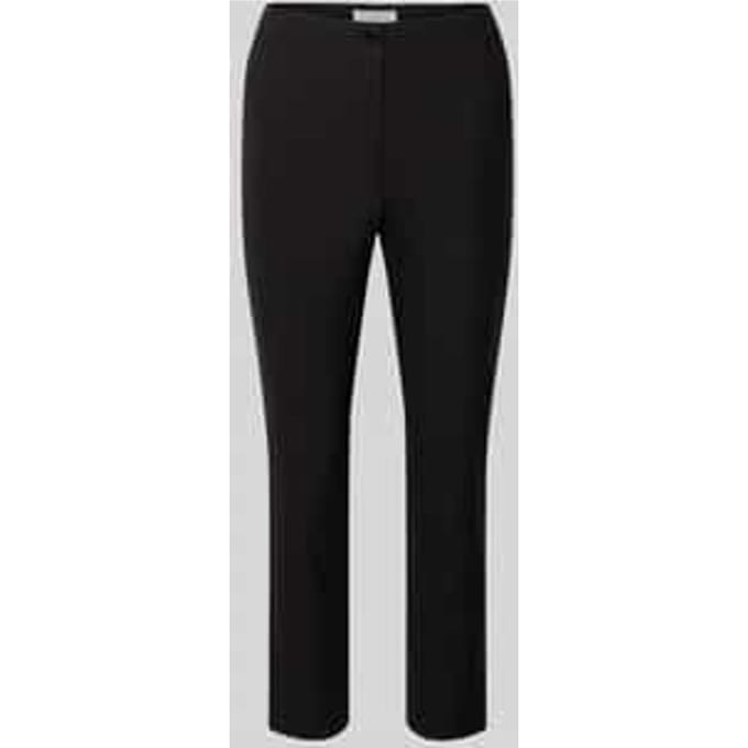 slim fit stoffen broek in verkorte pasvorm