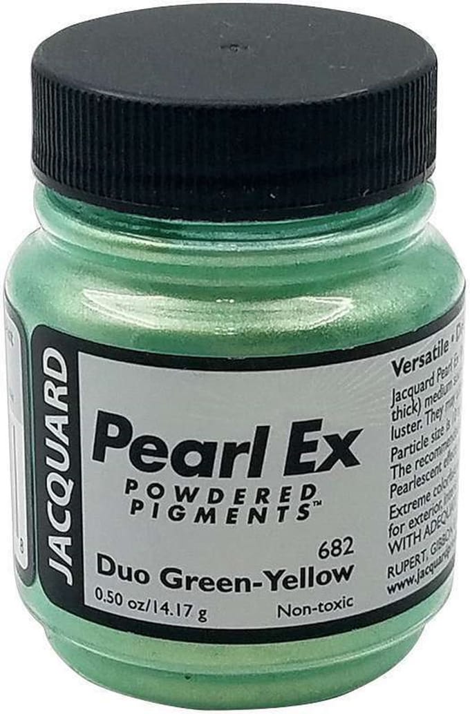 Jacquard Pearl Ex Pigment speelgoed 14 gr Duo Groen Geel creatief.