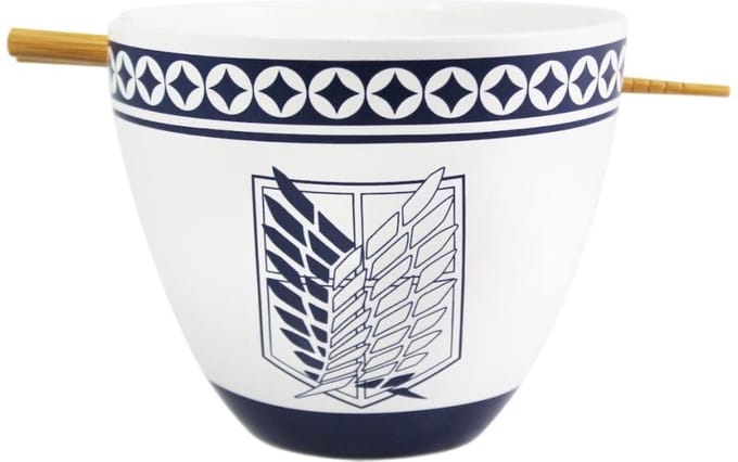 ATTACK ON TITAN - Ramen Bowl with Chopstick 470ml - Emblem