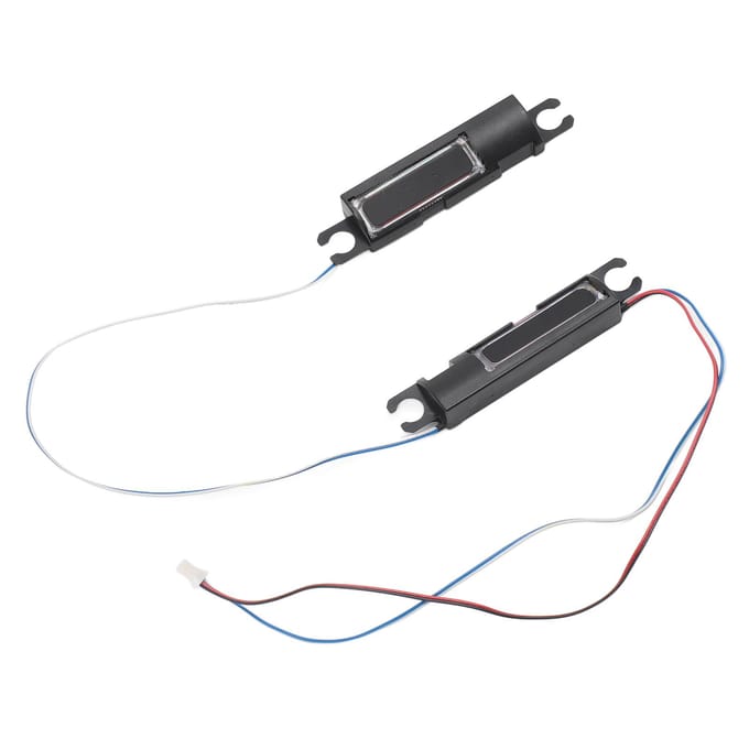 Kit Haut-parleur Interne pour Ordinateur Portable de Remplacement Haut-parleur Gauche Droit Intégré pour Dell Latitude 5580 gray