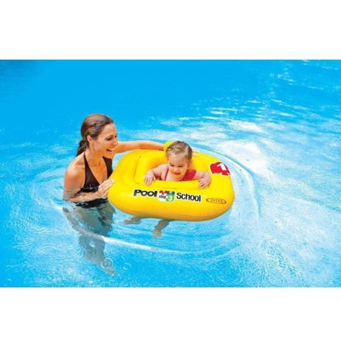Intex Pool School Deluxe Baby Zwemband, Leeftijd 1-2, 79x79 cm