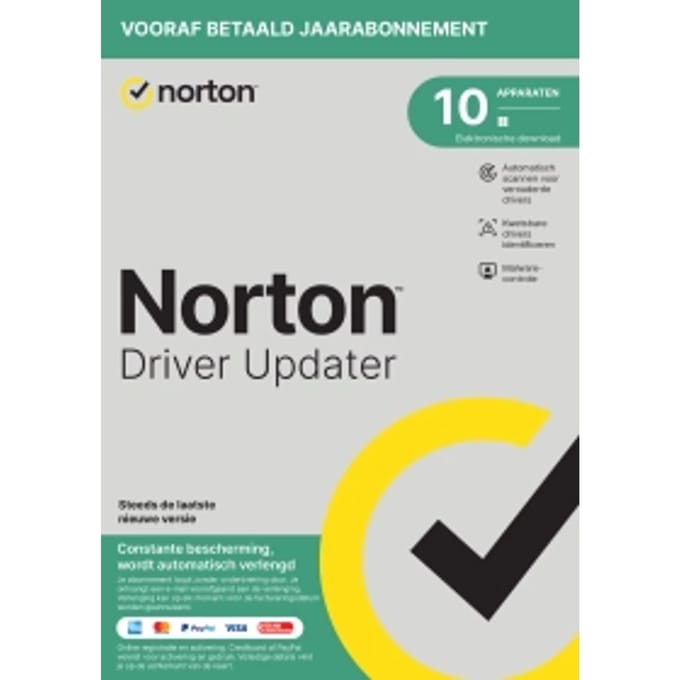 Norton Driver Updater | 10 Apparaten | 1 Jaar