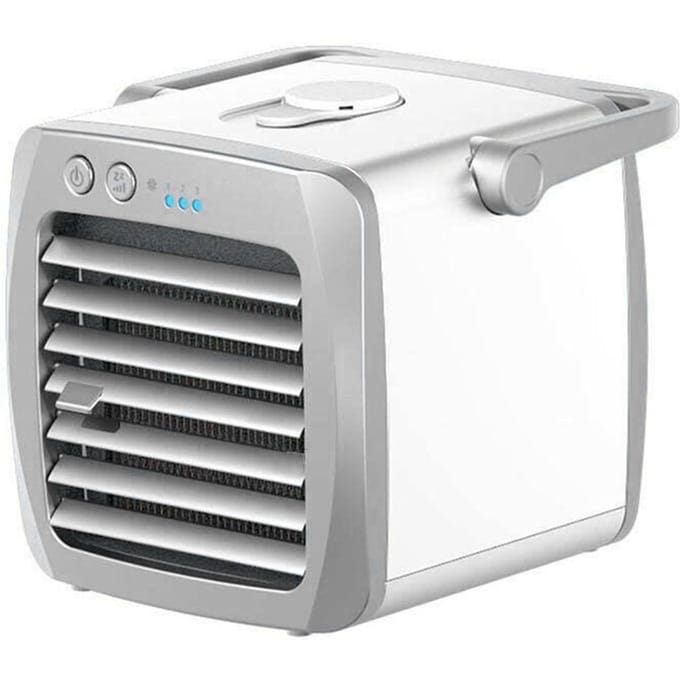 Draagbare airconditioner Mini-luchtkoeler USB-conditioner voor slaapkamer en kantoor gray