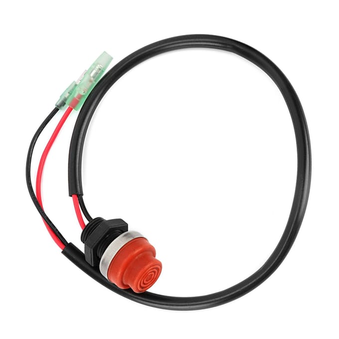 Duurzame start-stopschakelaar Keyless-drukknop voor buitenboordmotor van jachtboot black