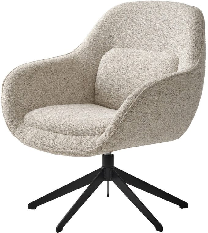 Nordic Home - Mikkel draaibare fauteuil - wit