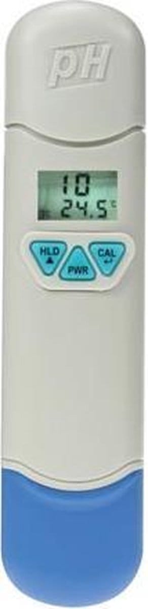 Velleman PH-meter, waterbestendig IP67, dubbele display, temperatuur in °C/°F, data hold, compact