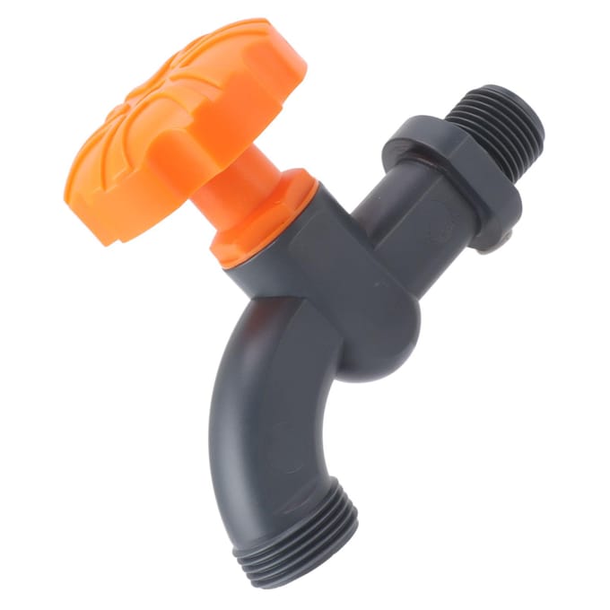 Kraan Multifunctioneel Plastic Staal Afdichtend Lekvrij Tuinslangkraan voor Aquarium Vissen orange