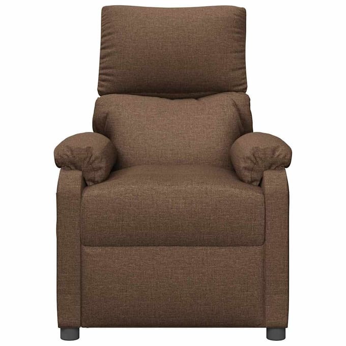 vidaXL - Massagestoel - stof - bruin