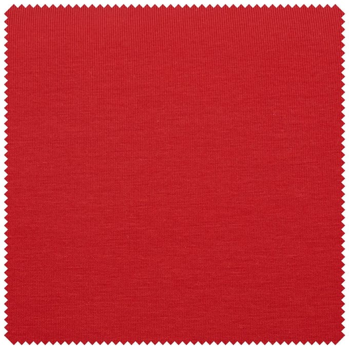 Jersey stoff "Uni" - Rood