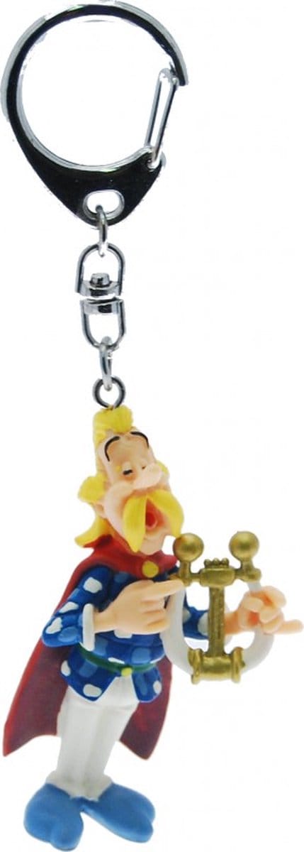 Plastoy - Astérix Porte-clés Assurancetourix jouant de la lyre