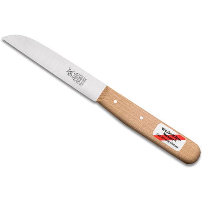 Robert Herder Molenmes – Schilmesje – Carbonstaal – Recht – Lemmet 104 mm – Heft Beukenhout