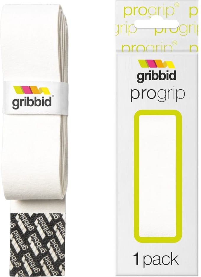 Gribbid Progrip - Hockeystick Grip - Zeemgrip - The Original Dutch Chamois - 1pack Wit