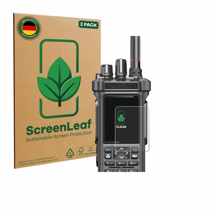 2 Stuks Screenprotector voor Radtel RT-950 Pro - Hoogwaardige Beschermfolie transparant
