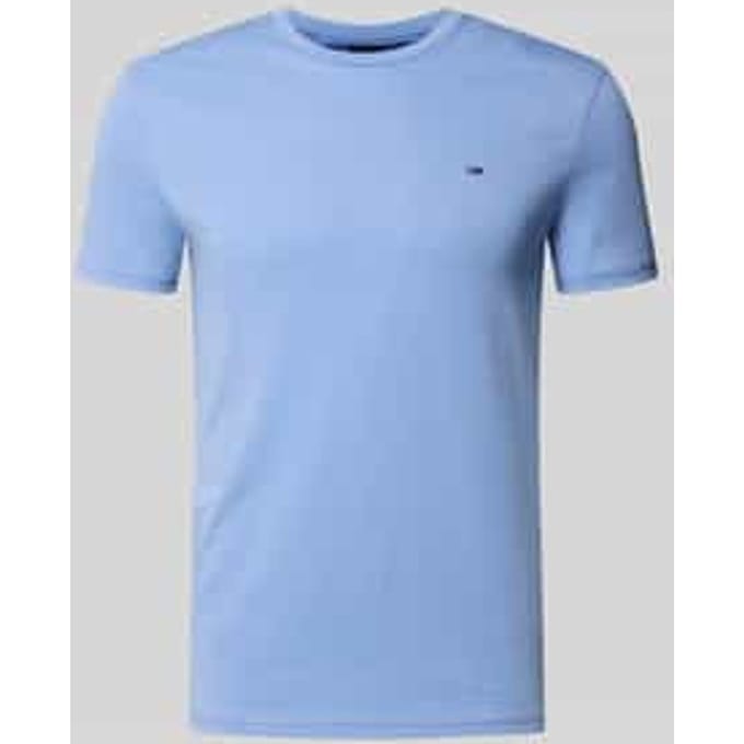 Regular fit T-shirt van katoenmix