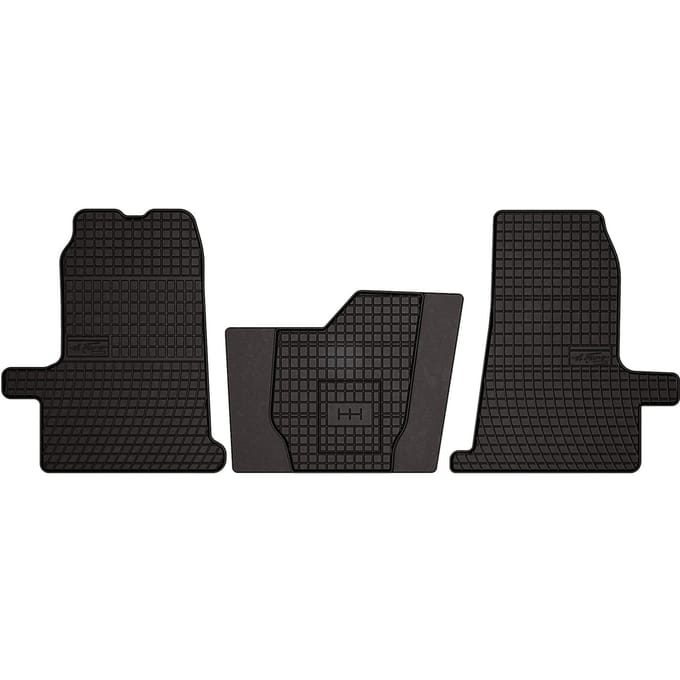 Wielganizator SolidPRO - Auto Rubbermatten - Ford Transit V (2000-2013) - Zwart - Aangepast