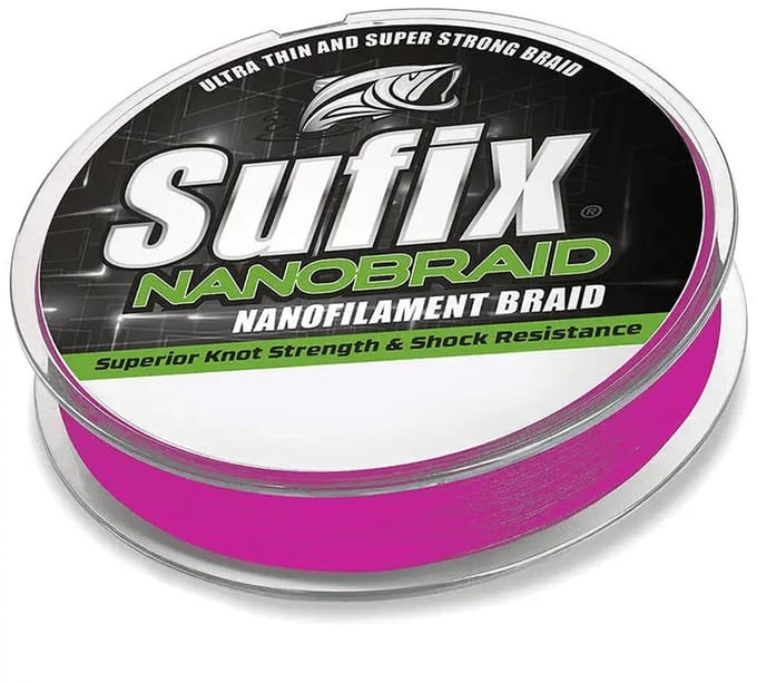 Sufix Nanobraid Hot Pink | 100m 0.08mm Hot Pink