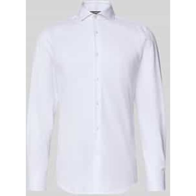 Slim fit zakelijk overhemd van pure katoen model 'H-HANK-SP-B1-C1-263'