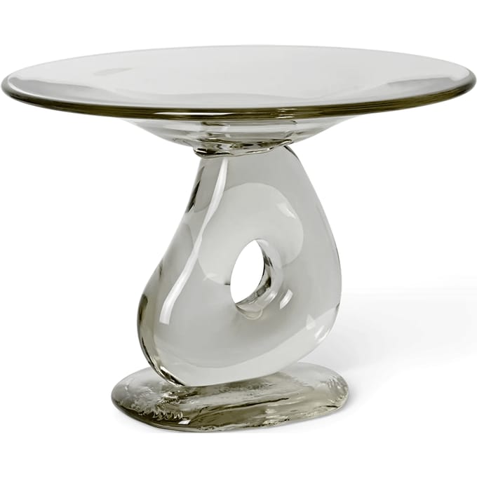 Ferm Living Damo glazen middenstuk - transparent - Ø21 cm