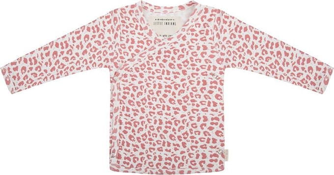 Little Indians Wikkelvestje Baby lange mouwen | Leopard Rose