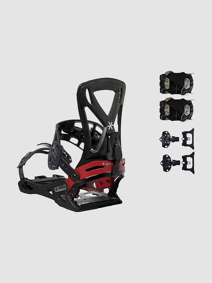 Karakoram Grizzly + Splitboard Interface 2027 Splitboard Bindingen zwart