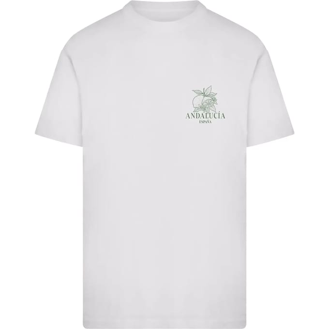 Mister Tee - Andalucia Espana Limon Fresco Heren Tshirt - S - Wit