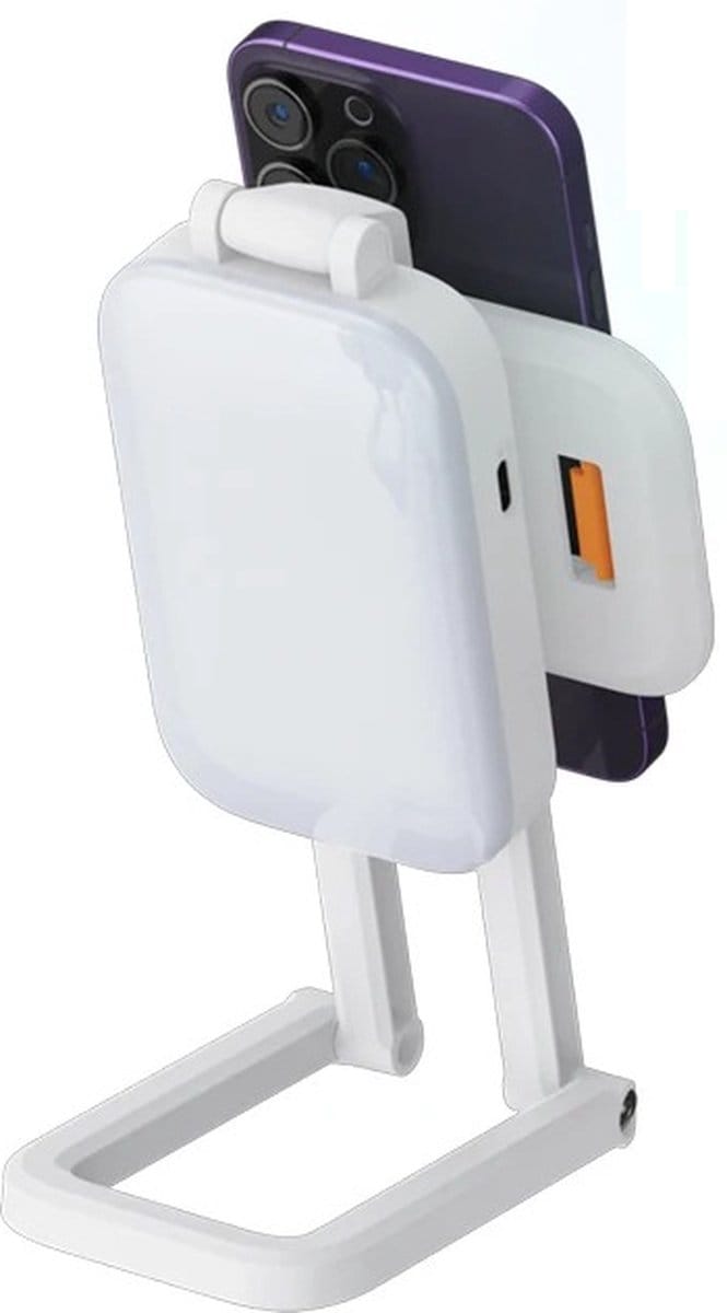 DrPhone D2 Pro – Draagbare RGB Selfie Ringlamp | Telefoonhouder | LED Studiolicht - Voor Smartphones