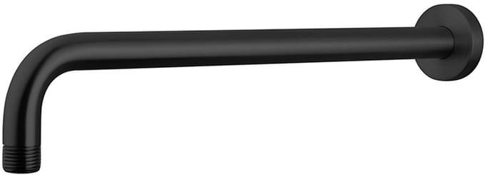 Wiesbaden UniMatch douchearm met muurbevestiging 35 cm mat zwart