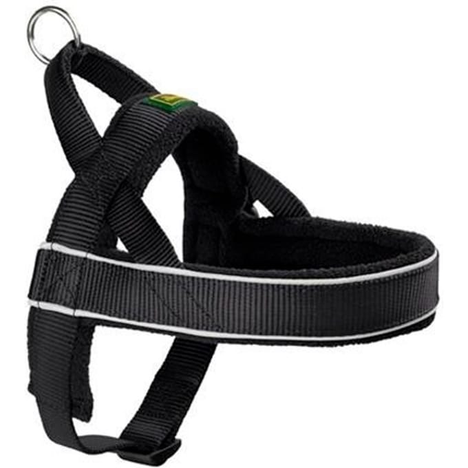 Hunter Harnas Norweger Racing Nylon - Small - 42-53x2.0x2 cm - Zwart/Zwart