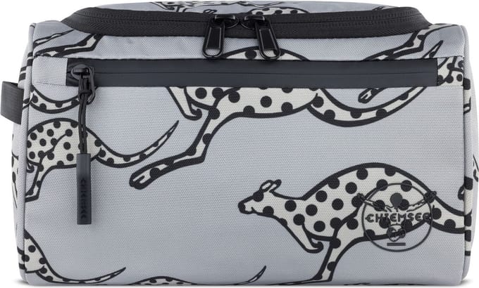 Chiemsee Jump N Fly Toilettas 25 cm - 4 L - Ritssluiting - grau