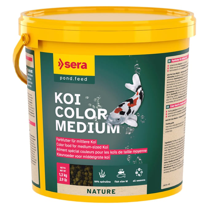 Voordeelpakket: 2x3800ml Sera Koi Color Nature Medium visvoer