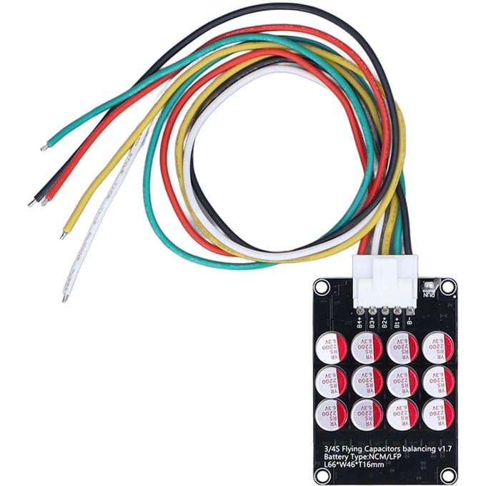Lithium Batterij Actieve Equalizer 4 Snaren Goede Balans Hele Groep Balancer met 2 Beschermende white