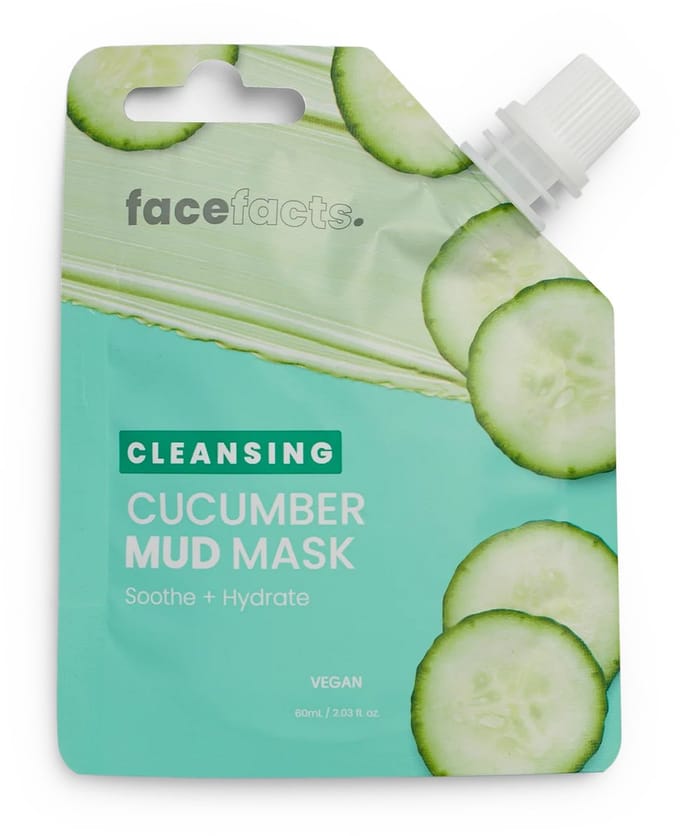 Face Facts | Deep Cleansing Cucumber Mud Mask - 60ml - Vegan