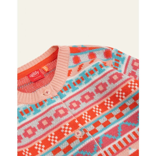 Oilily Vivaldi - Vest - Meisjes - Regular Fit - Roze - 152/12yr