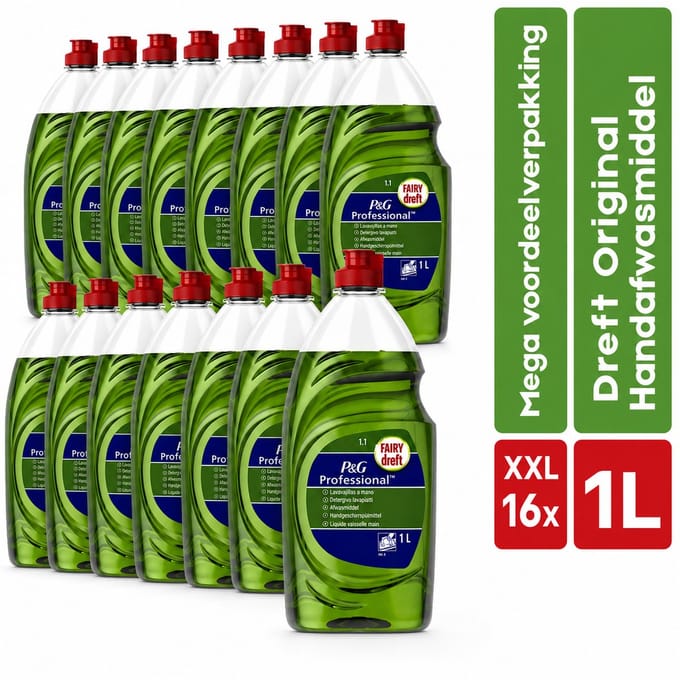 Dreft Handafwasmiddel Original 1L (16 Stuks)