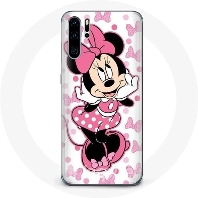 Coque pour Huawei P30 Minnie Mouse Dessin animé mignon rose