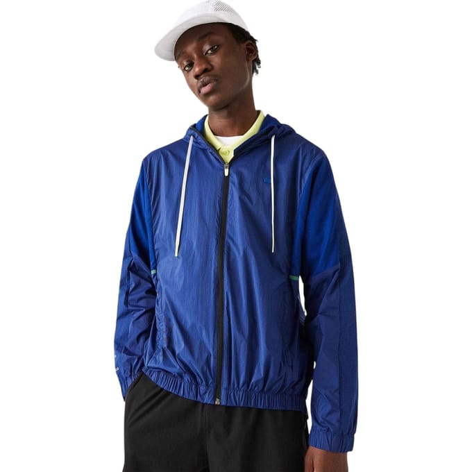 Lacoste Lichtgewicht windjack heren Block (Blauw)